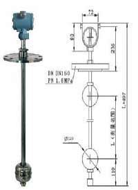 连杆浮球式数显液位计